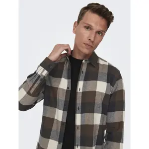 Sobrecamisa de cuadros Only & Sons Gudmund image-4