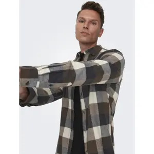 Sobrecamisa de cuadros Only & Sons Gudmund image-5