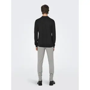 Polo de punto de manga larga Only & Sons Wyler Life image-5