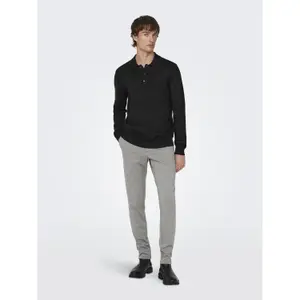 Polo de punto de manga larga Only & Sons Wyler Life image-3