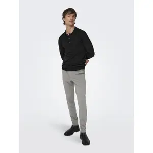 Polo de punto de manga larga Only & Sons Wyler Life image-4
