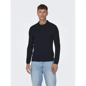 Polo de punto de manga larga Only & Sons Wyler Life image-2