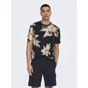 Camiseta floral Only & Sons Klop image-1