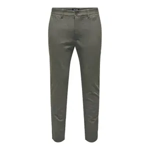 Pantalón chino slim Only & Sons Mark Herringbone image-0