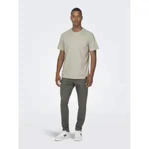 Pantalón chino slim Only & Sons Mark Herringbone image-1
