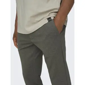 Pantalón chino slim Only & Sons Mark Herringbone image-4