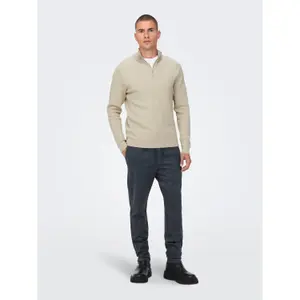 1/2 cremallera jersey 12 estructuras Only & Sons Phil image-3