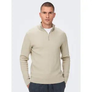 1/2 cremallera jersey 12 estructuras Only & Sons Phil image-2