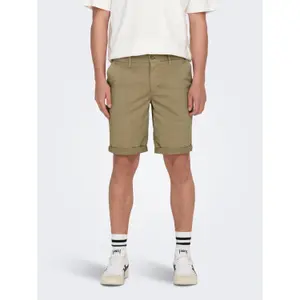 Pantalón corto de sarga Only & Sons Peter image-1