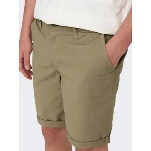 Pantalón corto de sarga Only & Sons Peter image-3