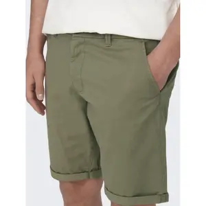 Pantalón corto de sarga Only & Sons Peter image-3