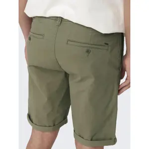 Pantalón corto de sarga Only & Sons Peter image-5