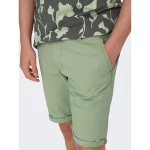 Pantalón corto de sarga Only & Sons Peter image-3