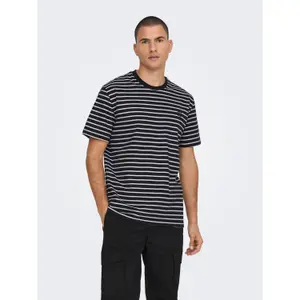 Camiseta de rayas Only & Sons Henry image-1