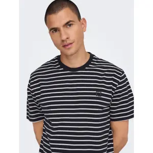Camiseta de rayas Only & Sons Henry image-4
