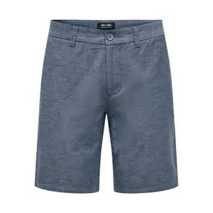 Pantalones cortos de algodón y lino Only & Sons Mark 0011 image-0