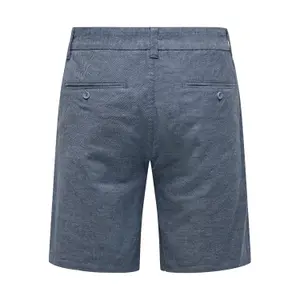 Pantalones cortos de algodón y lino Only & Sons Mark 0011 image-3