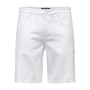 Pantalones cortos de algodón y lino Only & Sons Mark 0011 image-0