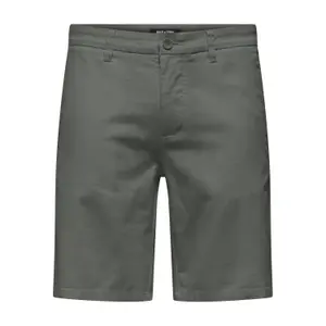 Pantalones cortos de algodón y lino Only & Sons Mark 0011 image-0