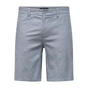 Pantalones cortos de algodón y lino Only & Sons Mark 0011 image-0