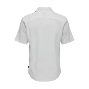 Camisa Only & Sons Caiden Solid Resort Linen image-4