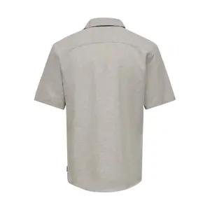 Camisa Only & Sons Caiden Solid Resort Linen image-4