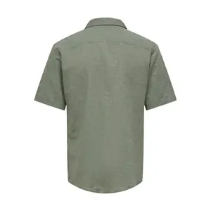 Camisa Only & Sons Caiden Solid Resort Linen image-4