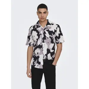 Camisa de lino Aop Only & Sons Trev Lin AOP image-1