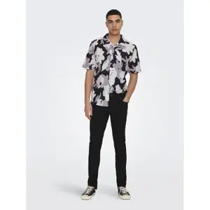 Camisa de lino Aop Only & Sons Trev Lin AOP image-3