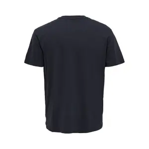 Camiseta con estampado de hojas y bolsillo Only & Sons Perry Life image-4