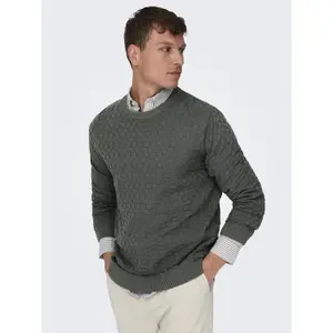 Jersey de canalé de 12 filas Only & Sons Kalle image-4