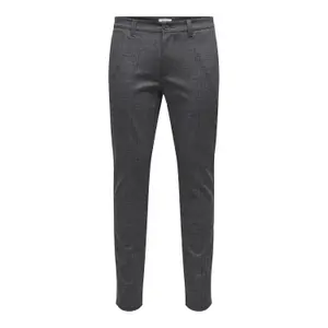 Calças de chino slim-fit-fit Only & Sons Mark Check 020933 image-0
