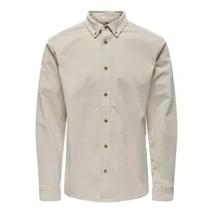 Langarmshirt Only & Sons Michael 18w Reg Cord image-0