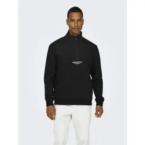 Sweatshirt 1/2 zip Only & Sons Curated image-2