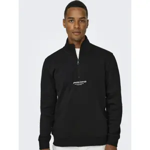 Sweatshirt 1/2 zip Only & Sons Curated image-3