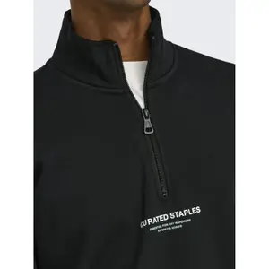 Sweatshirt 1/2 zip Only & Sons Curated image-5