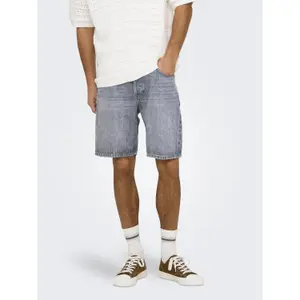 Denim Shorts Only & Sons Edge image-2