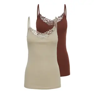 Camiseta de tirantes mujer Only Kira (x2) image-0