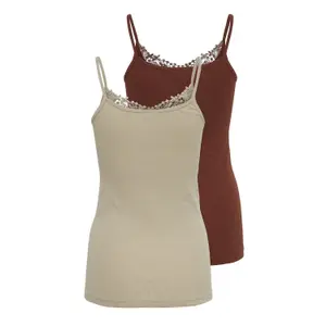 Camiseta de tirantes mujer Only Kira (x2) image-4