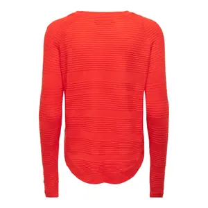 Camisola de malha estruturada para mulheres Only Onlcaviar image-4