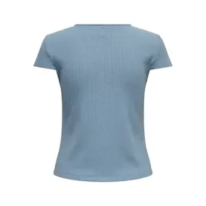 Frauen Top Only Nella manches courtes col à boutons image-2