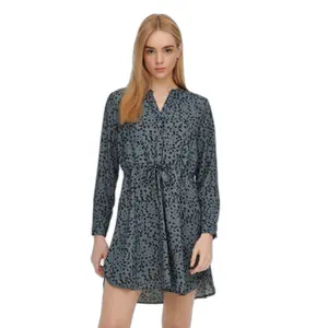 Robe tunique col en V manches longues femme Only Onlcory image-1