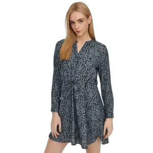 Robe tunique col en V manches longues femme Only Onlcory image-3