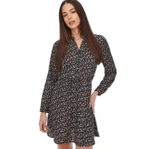Robe tunique col en V manches longues femme Only Onlcory image-2