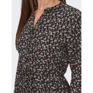 Robe tunique col en V manches longues femme Only Onlcory image-5