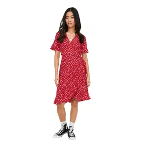 Robe portefeuille tissé femme Only Olivia image-1