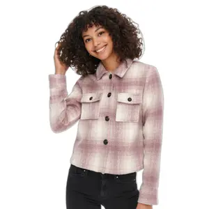 Surchemise courte à carreaux femme Only Onllou otw image-3