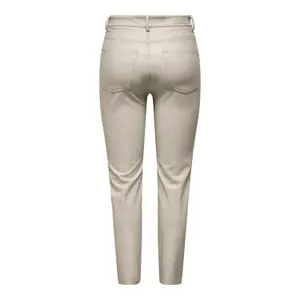 Hochtaillierte Kunstlederhose Frau Only Emily image-2