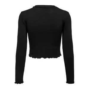 T-shirt crop à manches longues femme Only Onlkitty image-2