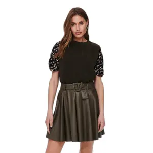 Pullover sans manches en maille côtelée femme Only Onlparis life image-1